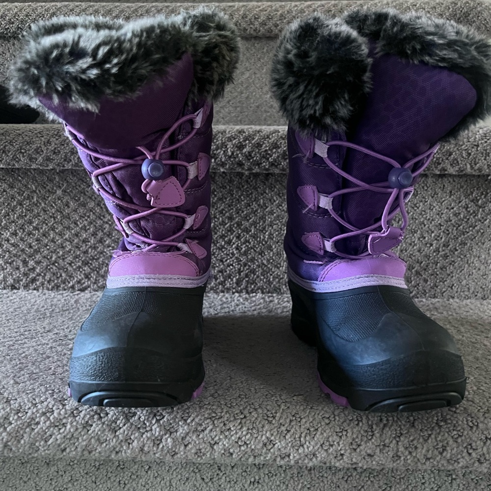 Kamik Kids Boots - Purple and Black